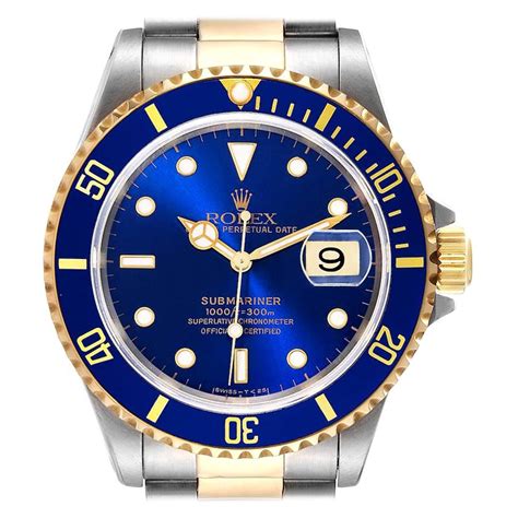 rolex submariner blaues zifferblatt